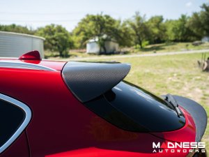 Alfa Romeo Stelvio Roof Spoiler - Carbon Fiber - Estremo Design